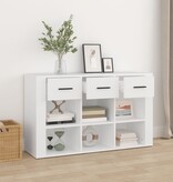 VidaXL Dressoir 100x30x59,5 cm bewerkt hout wit