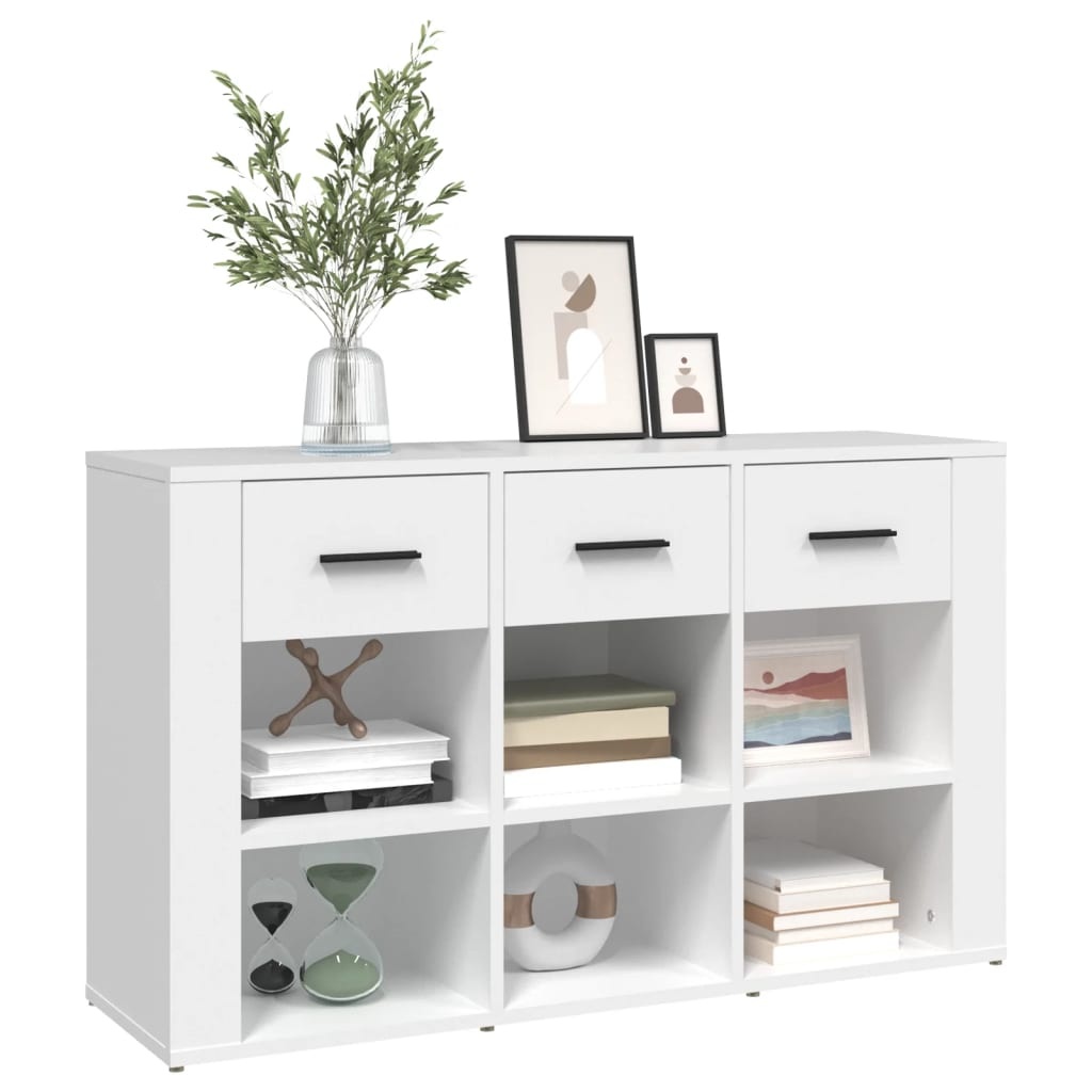 VidaXL Dressoir 100x30x59,5 cm bewerkt hout wit