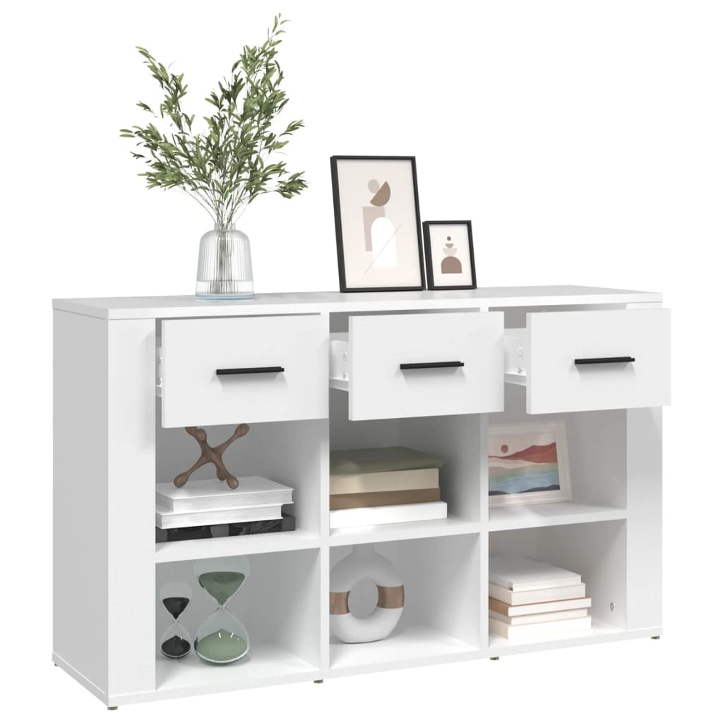 VidaXL Dressoir 100x30x59,5 cm bewerkt hout wit