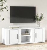 VidaXL Tv-meubel 100x31,5x35 cm bewerkt hout wit