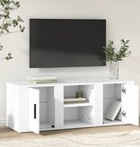 VidaXL Tv-meubel 100x31,5x35 cm bewerkt hout wit