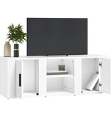 VidaXL Tv-meubel 100x31,5x35 cm bewerkt hout wit