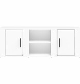 VidaXL Tv-meubel 100x31,5x35 cm bewerkt hout wit