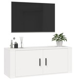 VidaXL Tv-wandmeubel 100x34,5x40 cm wit