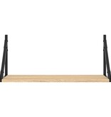 VidaXL Wandschappen 2 st 60x25x25,5 cm bewerkt hout sonoma eikenkleur