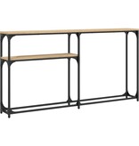 VidaXL Wandtafel 145x22,5x75 cm bewerkt hout sonoma eikenkleurig