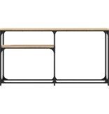 VidaXL Wandtafel 145x22,5x75 cm bewerkt hout sonoma eikenkleurig