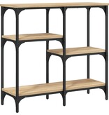 VidaXL Wandtafel 80x29x75 cm bewerkt hout sonoma eikenkleurig