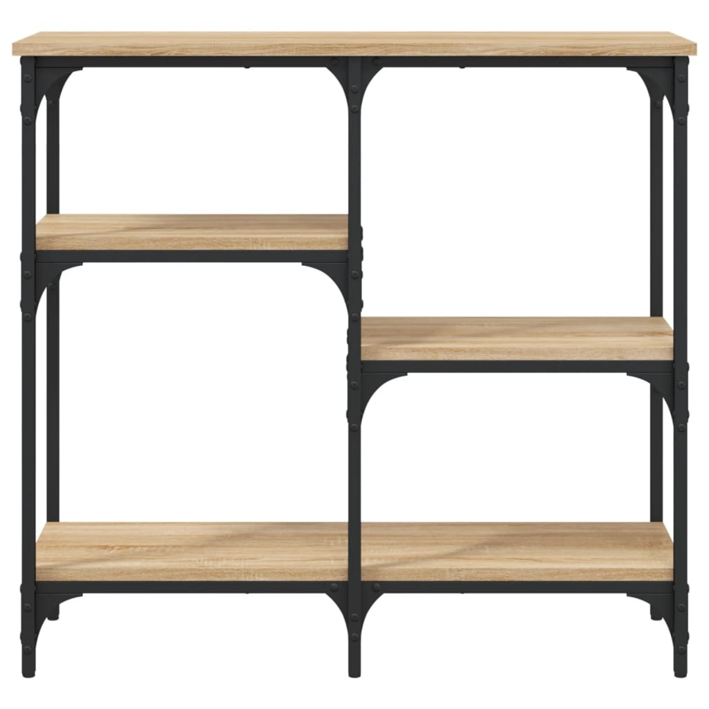 VidaXL Wandtafel 80x29x75 cm bewerkt hout sonoma eikenkleurig