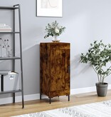 vidaXL Dressoir 34,5x34x90 cm bewerkt hout gerookt eiken