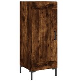 vidaXL Dressoir 34,5x34x90 cm bewerkt hout gerookt eiken