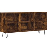 vidaXL Tv-meubel 103,5x30x50 cm bewerkt hout gerookt eikenkleurig