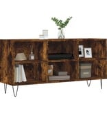 vidaXL Tv-meubel 103,5x30x50 cm bewerkt hout gerookt eikenkleurig