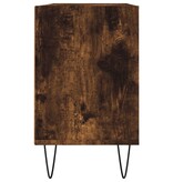 vidaXL Tv-meubel 103,5x30x50 cm bewerkt hout gerookt eikenkleurig