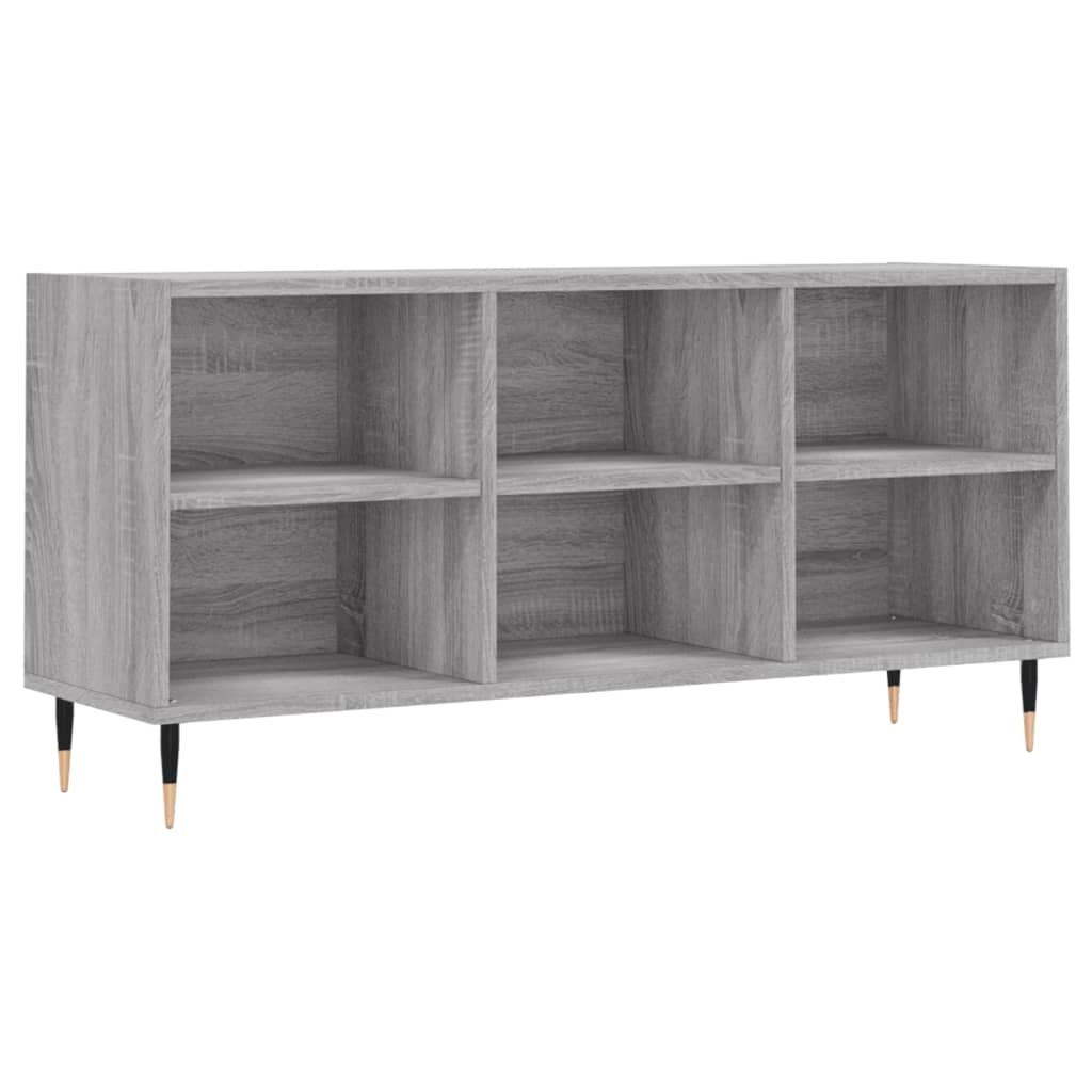 vidaXL Tv-meubel 103,5x30x50 cm bewerkt hout grijs sonoma eikenkleurig