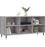 vidaXL Tv-meubel 103,5x30x50 cm bewerkt hout grijs sonoma eikenkleurig
