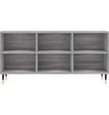 vidaXL Tv-meubel 103,5x30x50 cm bewerkt hout grijs sonoma eikenkleurig