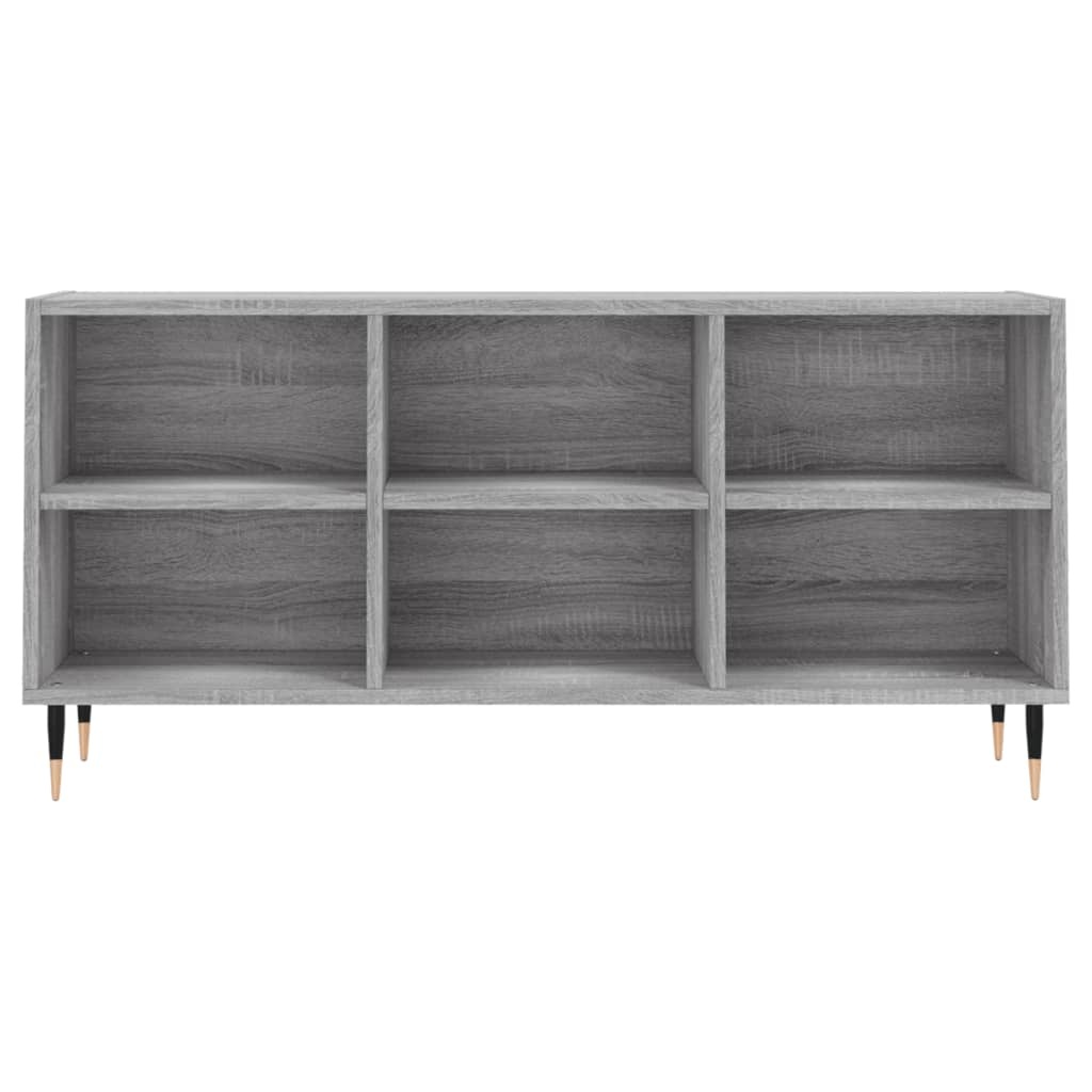vidaXL Tv-meubel 103,5x30x50 cm bewerkt hout grijs sonoma eikenkleurig
