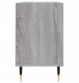 vidaXL Tv-meubel 103,5x30x50 cm bewerkt hout grijs sonoma eikenkleurig