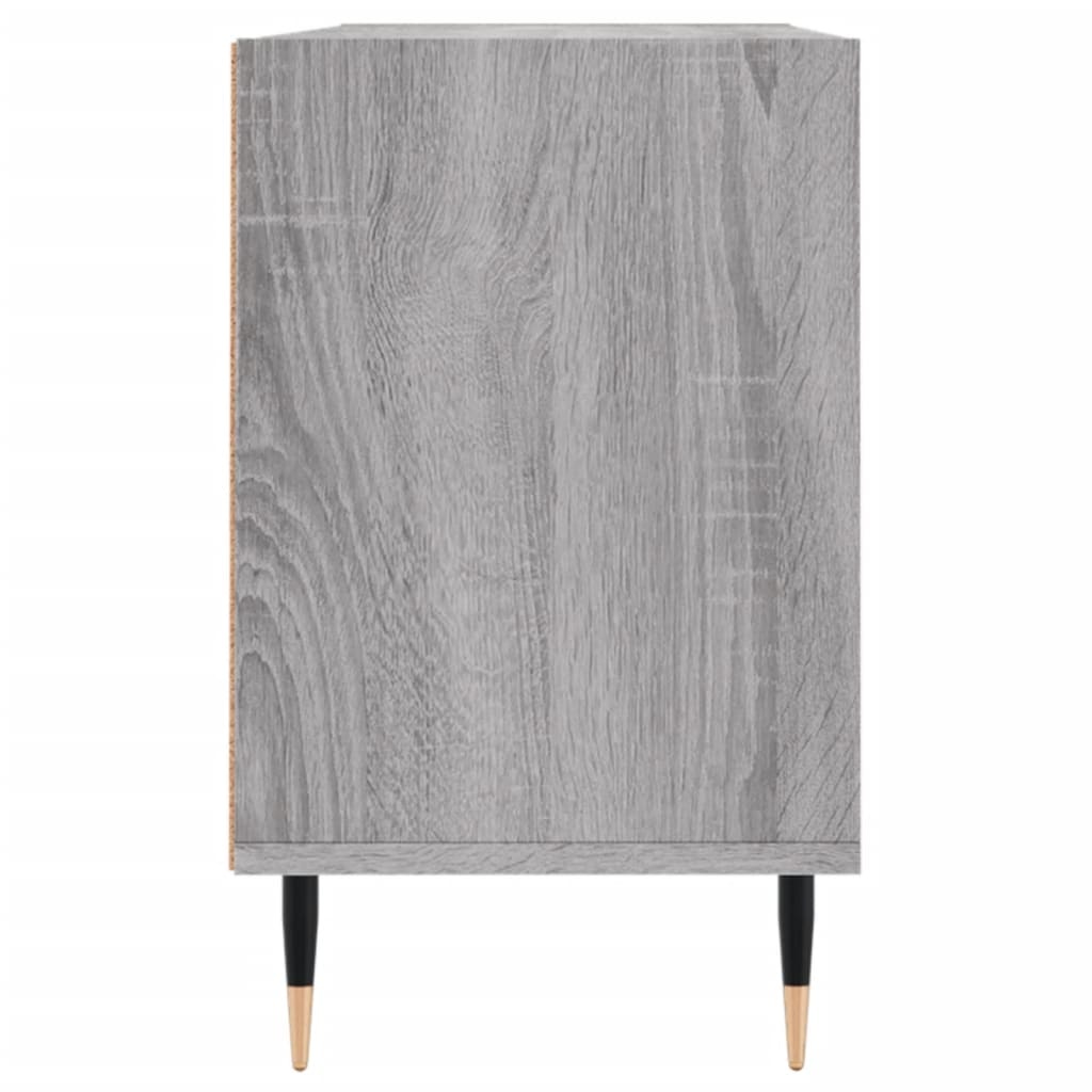 vidaXL Tv-meubel 103,5x30x50 cm bewerkt hout grijs sonoma eikenkleurig