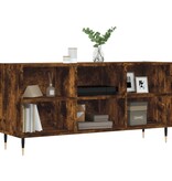 vidaXL Tv-meubel 103,5x30x50 cm bewerkt hout gerookt eikenkleurig