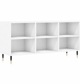vidaXL Tv-meubel 103,5x30x50 cm bewerkt hout wit
