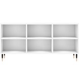 vidaXL Tv-meubel 103,5x30x50 cm bewerkt hout wit