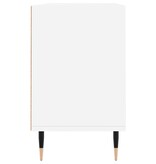 vidaXL Tv-meubel 103,5x30x50 cm bewerkt hout wit