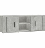 vidaXL Tv-meubel 100x31,5x35 cm bewerkt hout betongrijs