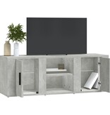 vidaXL Tv-meubel 100x31,5x35 cm bewerkt hout betongrijs