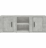 vidaXL Tv-meubel 100x31,5x35 cm bewerkt hout betongrijs