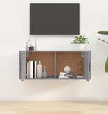 vidaXL Tv-wandmeubel 100x34,5x40 cm grijs sonoma eikenkleurig