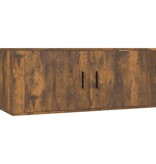 vidaXL Tv-wandmeubel 100x34,5x40 cm gerookt eikenkleurig