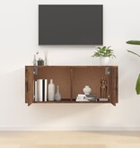 vidaXL Tv-wandmeubel 100x34,5x40 cm gerookt eikenkleurig