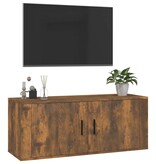vidaXL Tv-wandmeubel 100x34,5x40 cm gerookt eikenkleurig