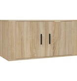 vidaXL Tv-wandmeubel 80x34,5x40 cm sonoma eikenkleurig