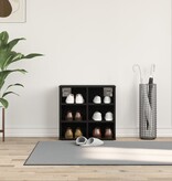 vidaXL Zwart Eiken Schoenkast - 52,5 x 30 x 50 cm