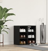 vidaXL Zwart Eiken Schoenkast - 52,5 x 30 x 50 cm
