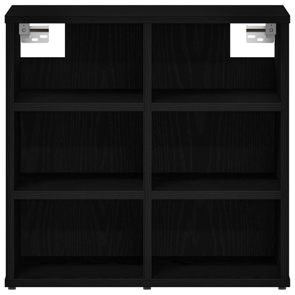 vidaXL Zwart Eiken Schoenkast - 52,5 x 30 x 50 cm