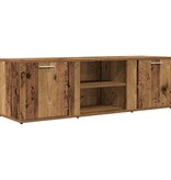 vidaXL Tv-meubel 120x34x37 cm bewerkt hout oud houtkleurig