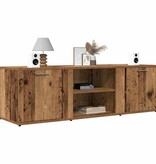 vidaXL Tv-meubel 120x34x37 cm bewerkt hout oud houtkleurig