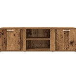 vidaXL Tv-meubel 120x34x37 cm bewerkt hout oud houtkleurig