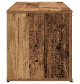 vidaXL Tv-meubel 120x34x37 cm bewerkt hout oud houtkleurig