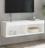 VidaXL Tv-meubel met LED-verlichting 100x30x30 cm wit