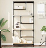 VidaXL Boekenkast 81x36x176 cm bewerkt hout sonoma eikenkleurig