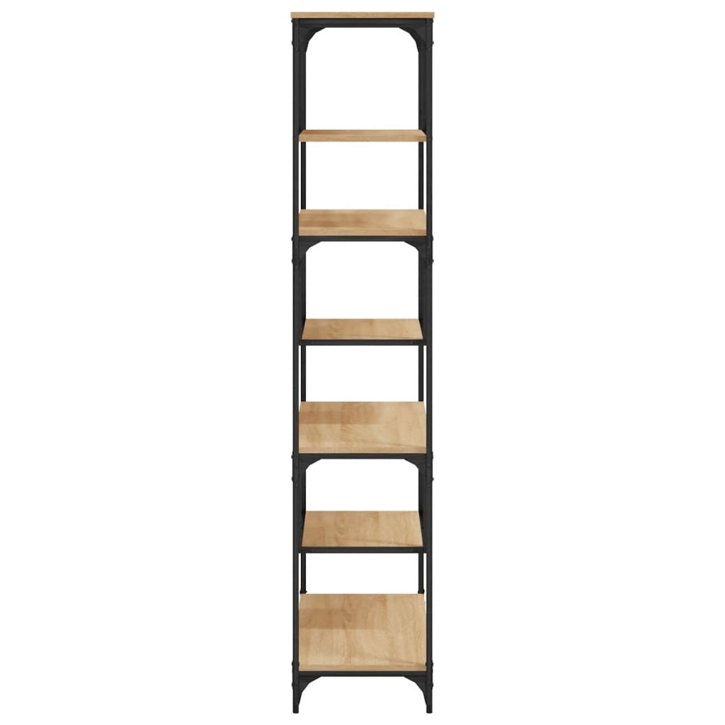 VidaXL Boekenkast 81x36x176 cm bewerkt hout sonoma eikenkleurig