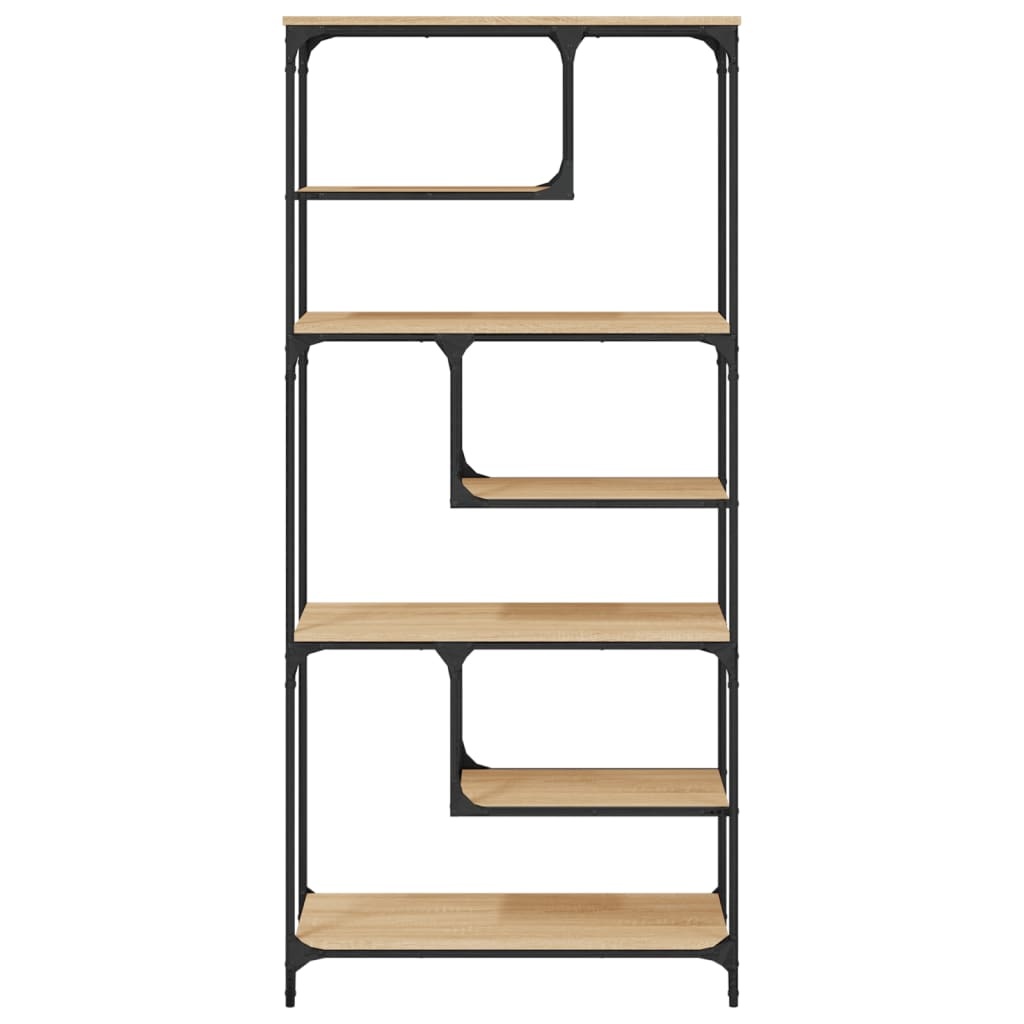 VidaXL Boekenkast 81x36x176 cm bewerkt hout sonoma eikenkleurig