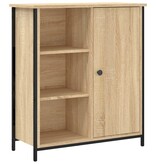 VidaXL Dressoir 70x30x80 cm bewerkt hout sonoma eikenkleurig