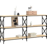 VidaXL Wandtafel 156x28x80,5 cm bewerkt hout sonoma eikenkleurig