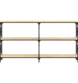 VidaXL Wandtafel 156x28x80,5 cm bewerkt hout sonoma eikenkleurig